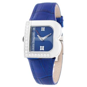 Purple Leather Dress Watch