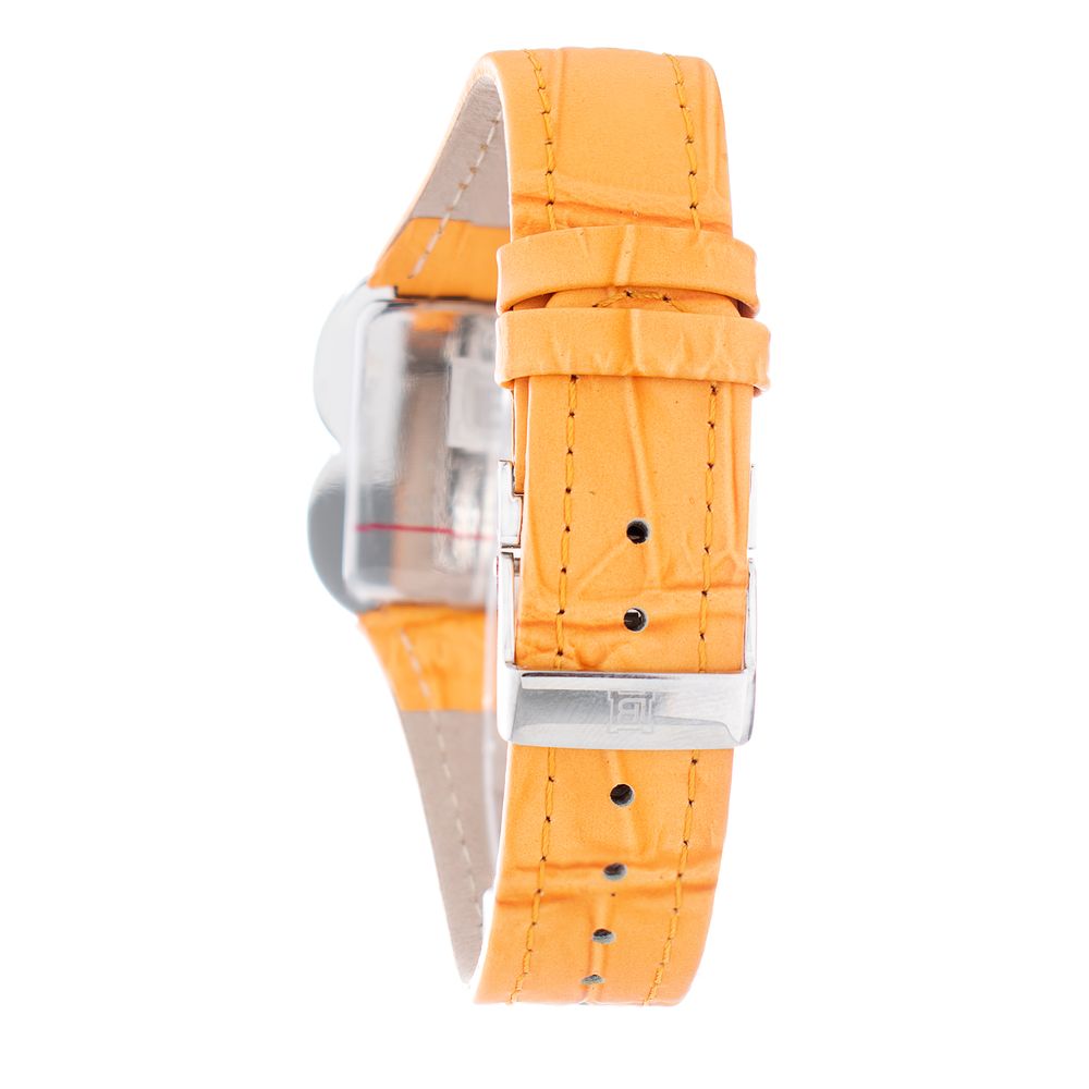 Orange Leather Dress Watch - Image 2