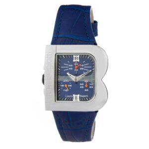 Purple Leather Dress Watch