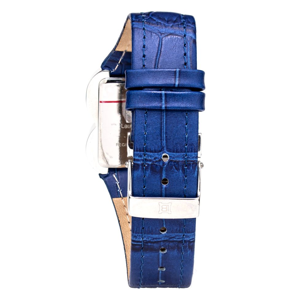 Blue Leather Dress Watch - Image 2