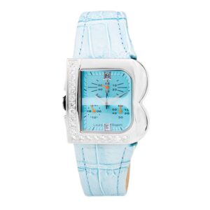 Blue Leather Dress Watch