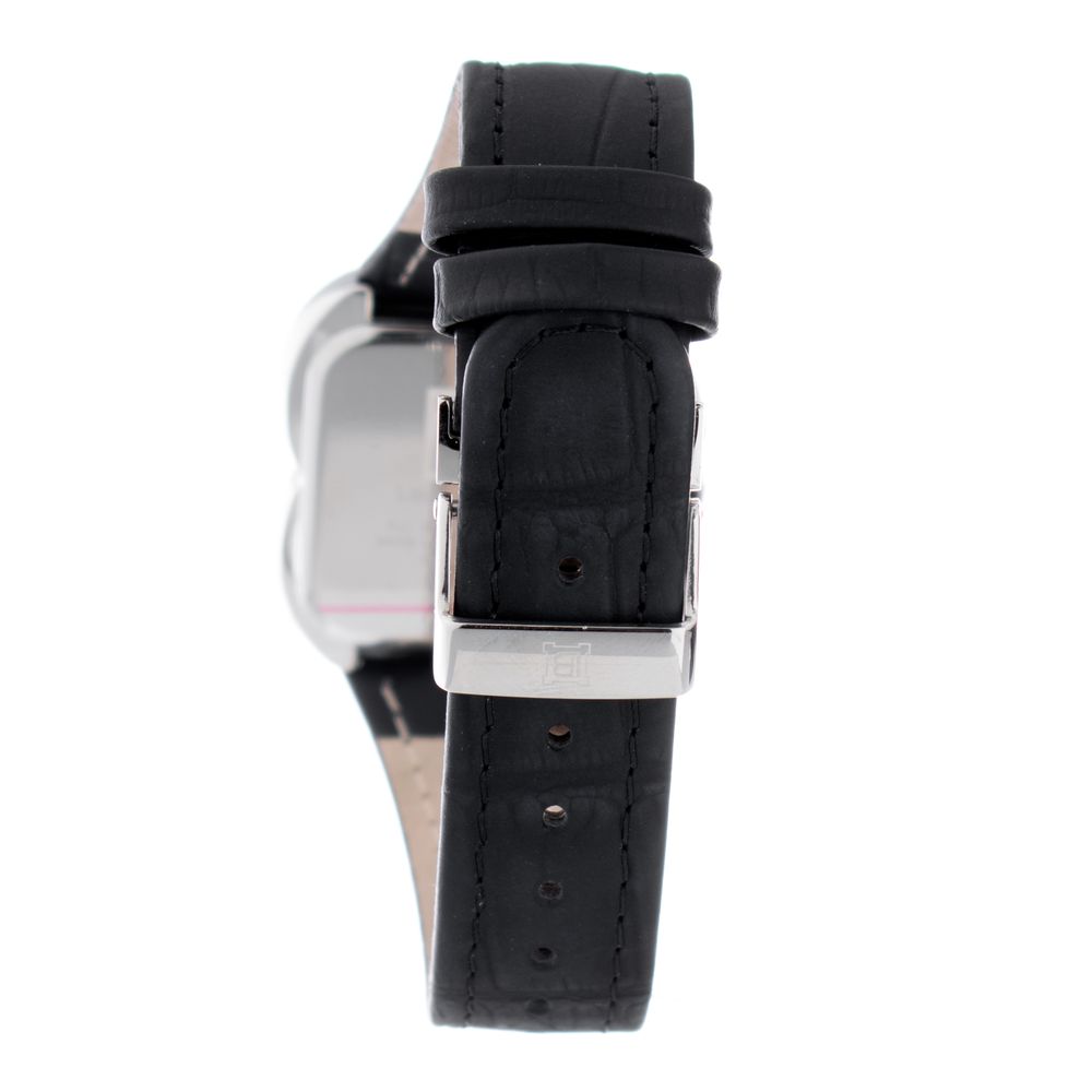 Black Leather Dress Watch - Image 2