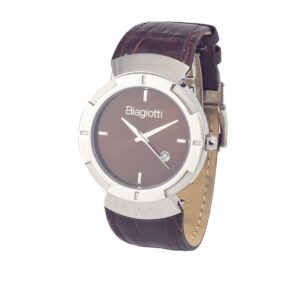 Brown Leather Dress Watch
